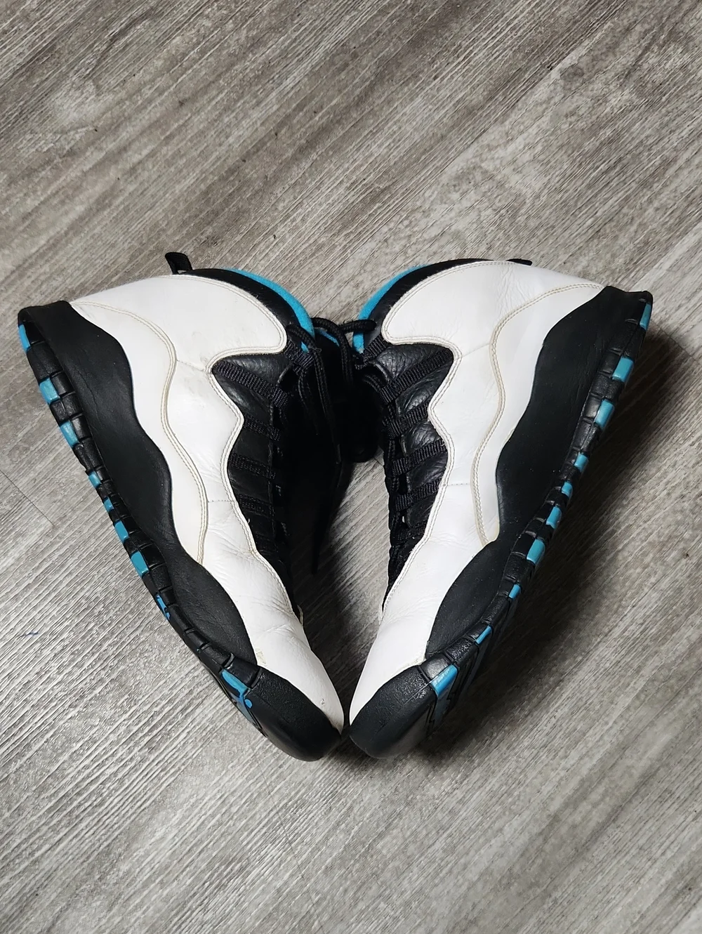 Lot JORDAN 10 Shadow & JORDAN 10 Powder Blue Size 13